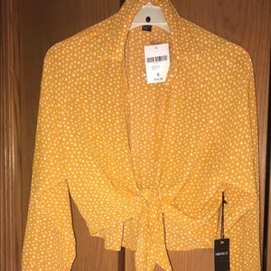 NWT Woven Forever 21 Top